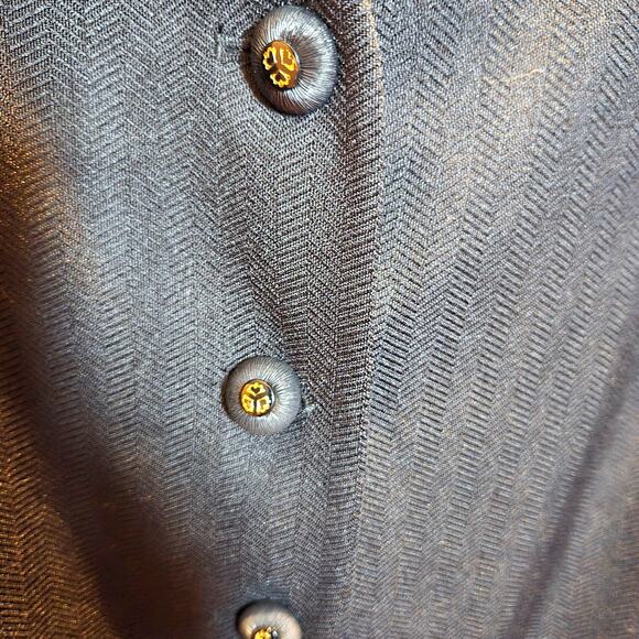 N Y P 32W Gray Women's 4 Button Blazer Jacket Suit Coat Plus Size 32 W 5X 5XL - Picture 3 of 7